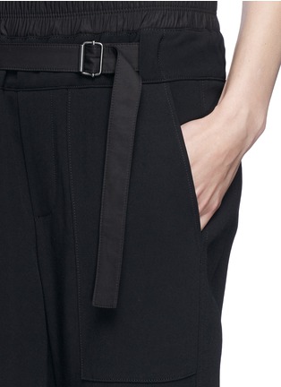 Detail View - Click To Enlarge - HELMUT LANG - Slouch cropped pants