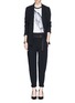 Figure View - Click To Enlarge - HELMUT LANG - Slouch cropped pants
