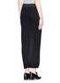 Back View - Click To Enlarge - HELMUT LANG - Twist wrap jersey skirt