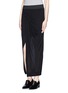 Front View - Click To Enlarge - HELMUT LANG - Twist wrap jersey skirt