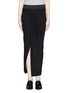 Main View - Click To Enlarge - HELMUT LANG - Twist wrap jersey skirt