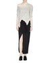 Figure View - Click To Enlarge - HELMUT LANG - Twist wrap jersey skirt
