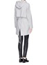 Back View - Click To Enlarge - HELMUT LANG - Coated hood trench coat