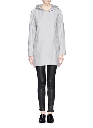 Main View - Click To Enlarge - HELMUT LANG - Coated hood trench coat