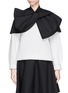 Main View - Click To Enlarge - MARC BY MARC JACOBS - Twist front wool blend twill cape