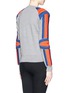 Back View - Click To Enlarge - MARC BY MARC JACOBS - 'Grady' padded stripe sweater