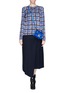 Figure View - Click To Enlarge - MARC BY MARC JACOBS - 'Junko' asymmetric pleat A-line skirt