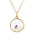 Figure View - Click To Enlarge - LOQUET LONDON - Birthstone charm - February 'Heart of Hearts' Amethyst