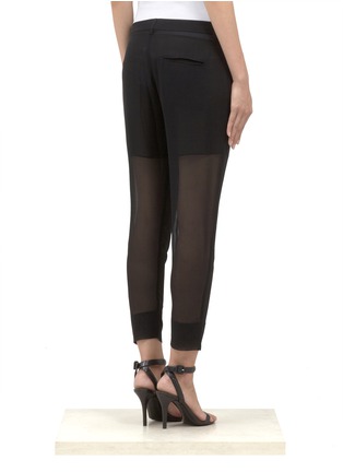 Back View - Click To Enlarge - VINCE - Sheer silk pants
