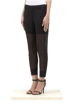 Front View - Click To Enlarge - VINCE - Sheer silk pants