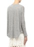 Back View - Click To Enlarge - VINCE - Linen long-sleeve T-shirt