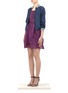 Figure View - Click To Enlarge - ELIZABETH AND JAMES - Sarafina silk tank dress