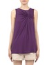 Main View - Click To Enlarge - ELIZABETH AND JAMES - Larissa twisted front jersey top