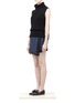Figure View - Click To Enlarge - ELIZABETH AND JAMES - New Ruby textured knit skirt