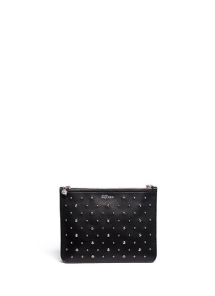 Main View - Click To Enlarge - ALEXANDER MCQUEEN - Stud leather pouch