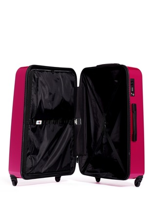 Detail View - Click To Enlarge - DOT-DROPS - X-tra Light 29" suitcase - Metallic pink