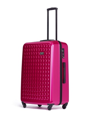  - DOT-DROPS - X-tra Light 29" suitcase - Metallic pink