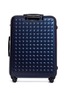 Back View - Click To Enlarge - DOT-DROPS - X-tra Light 29" suitcase - Metallic blue