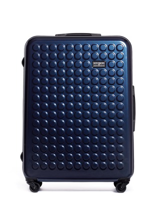 Main View - Click To Enlarge - DOT-DROPS - X-tra Light 29" suitcase - Metallic blue
