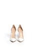 Figure View - Click To Enlarge - GIANVITO ROSSI - Clear PVC patent leather pumps