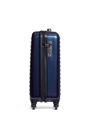 Detail View - Click To Enlarge - DOT-DROPS - X-tra Light 21" carry-on suitcase - Metallic blue