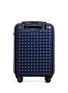 Back View - Click To Enlarge - DOT-DROPS - X-tra Light 21" carry-on suitcase - Metallic blue