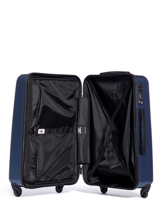 Detail View - Click To Enlarge - DOT-DROPS - X-tra Light 25" suitcase - Metallic blue