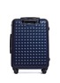 Back View - Click To Enlarge - DOT-DROPS - X-tra Light 25" suitcase - Metallic blue