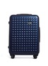 Main View - Click To Enlarge - DOT-DROPS - X-tra Light 25" suitcase - Metallic blue