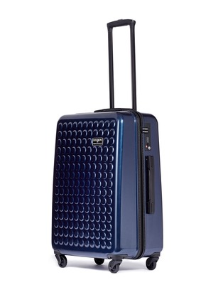 Figure View - Click To Enlarge - DOT-DROPS - X-tra Light 25" suitcase - Metallic blue