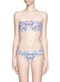 Main View - Click To Enlarge - WILDFOX COUTURE - Butterfly print bandeau bikini top