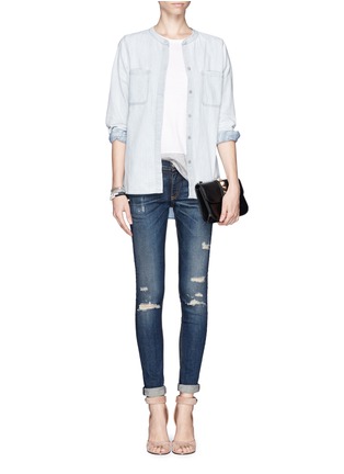 Figure View - Click To Enlarge - VINCE - Chambray button down shirt