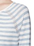Detail View - Click To Enlarge - VINCE - Colour block stripe cotton sweater