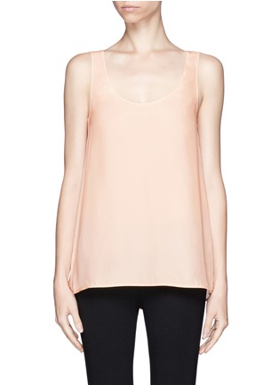 Main View - Click To Enlarge - VINCE - Scoop neck silk tank top