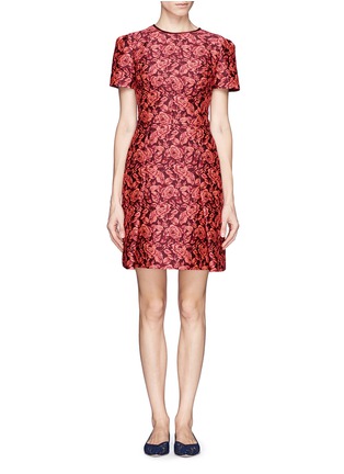Main View - Click To Enlarge - ERDEM - 'Aubrey' floral jacquard dress