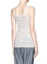 Back View - Click To Enlarge - VINCE - Striped rib tank top