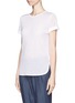 Front View - Click To Enlarge - VINCE - Silk crew-neck tee