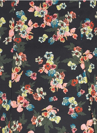 Detail View - Click To Enlarge - ERDEM - 'Calista' garden floral skirt