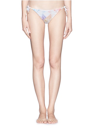 Main View - Click To Enlarge - WILDFOX COUTURE - Rainbow zebra reve string bottom