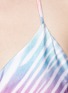 Detail View - Click To Enlarge - WILDFOX COUTURE - Rainbow zebra reve string top