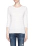 Main View - Click To Enlarge - VINCE - Quarter sleeve linen T-shirt