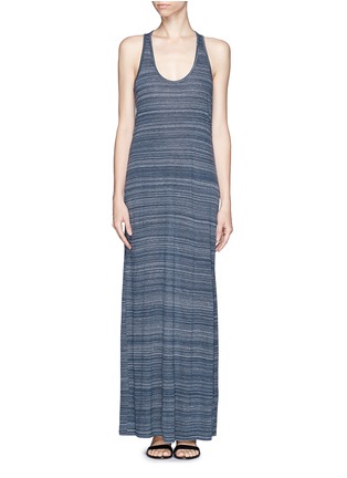 Main View - Click To Enlarge - VINCE - Stripe racer back maxi dress