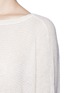 Detail View - Click To Enlarge - VINCE - Eyelet knit cashmere sweater