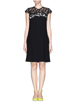 Main View - Click To Enlarge - ERDEM - 'Ananda' embroidery lace dress