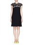Main View - Click To Enlarge - ERDEM - 'Ananda' embroidery lace dress
