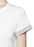 Detail View - Click To Enlarge - VINCE - Contrast sleeve and hem T-shirt