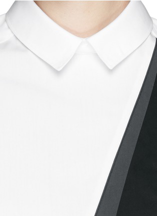 Detail View - Click To Enlarge - NEIL BARRETT - Lightning poplin shirt 