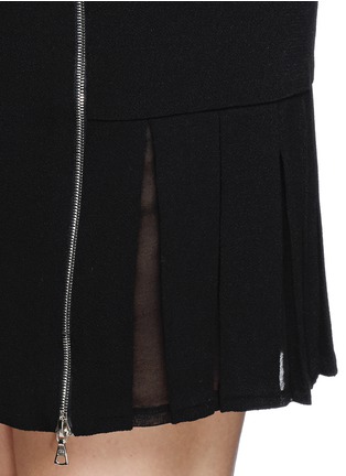 Detail View - Click To Enlarge - SANDRO - 'Johan' zip front skirt