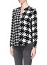 Front View - Click To Enlarge - SANDRO - Check blouse