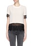 Main View - Click To Enlarge - SANDRO - Sheer lace underlay top